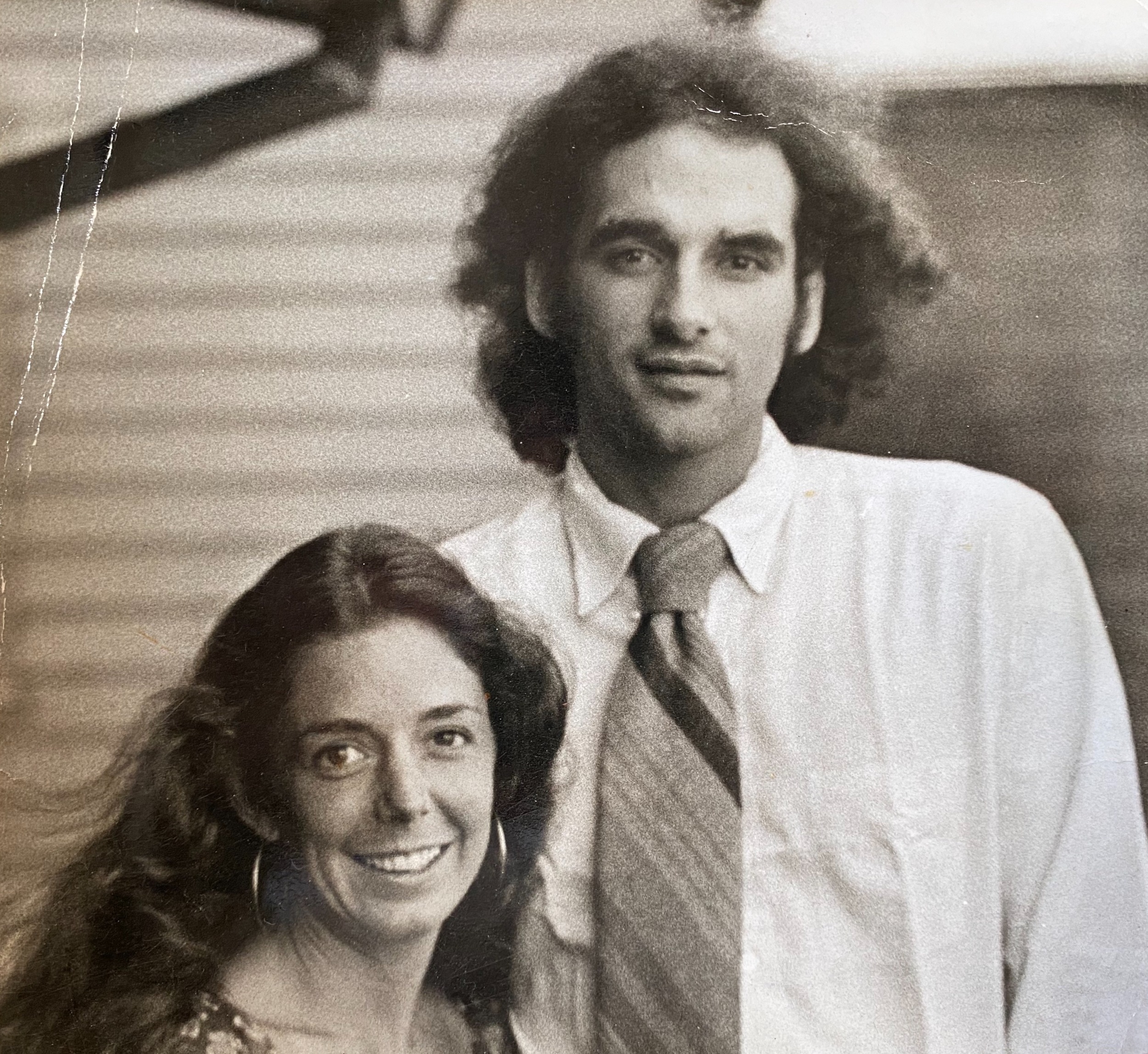Lal Zimman's parents circa 1972
